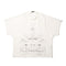 JULIUS 907CPM2 Off White / Europa Graphic Oversized T-Shirt